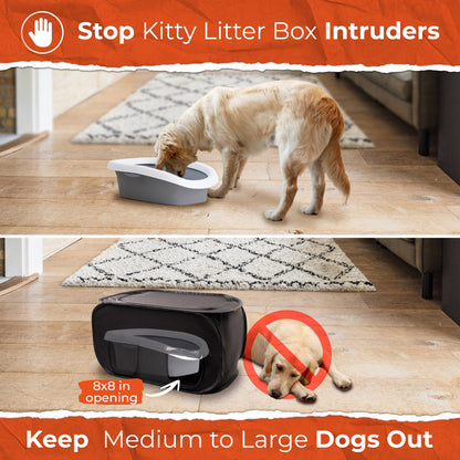 cat litter box enclosure, cat litter box hider, cat litter box dog proof, dog proof cat litter box enclosure