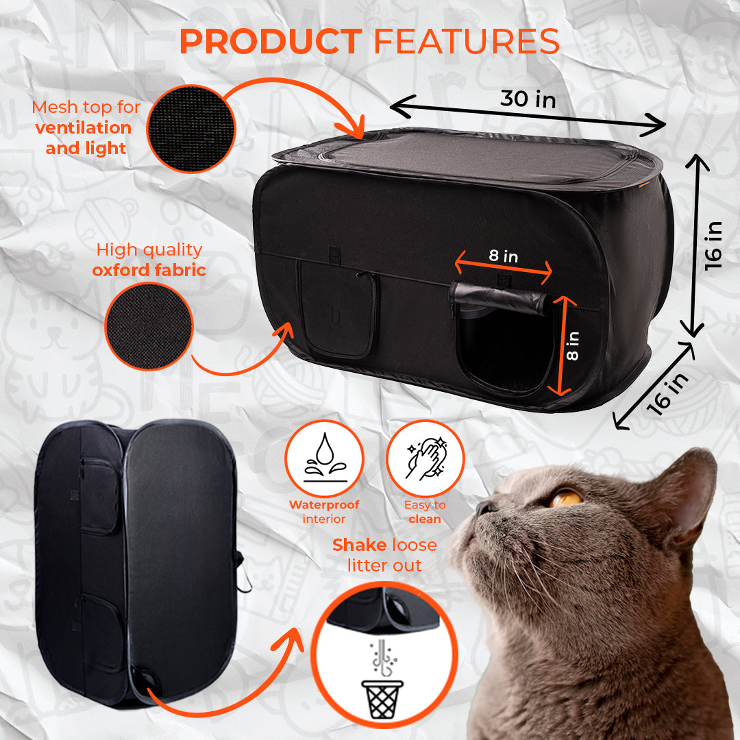 cat litter box enclosure, cat litter box hider, cat litter box dog proof, dog proof cat litter box enclosure